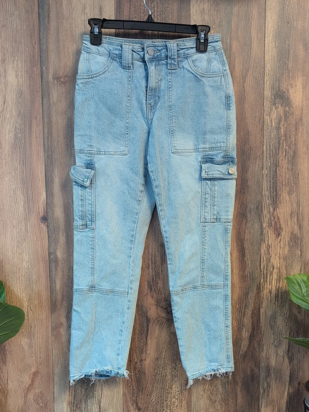KanCan Slim Straight Ankle Crop Winston Cargo Jeans 1/24           631A